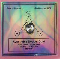 Сусальное золото Noris Rosenoble Doppel Gold (трансферное)